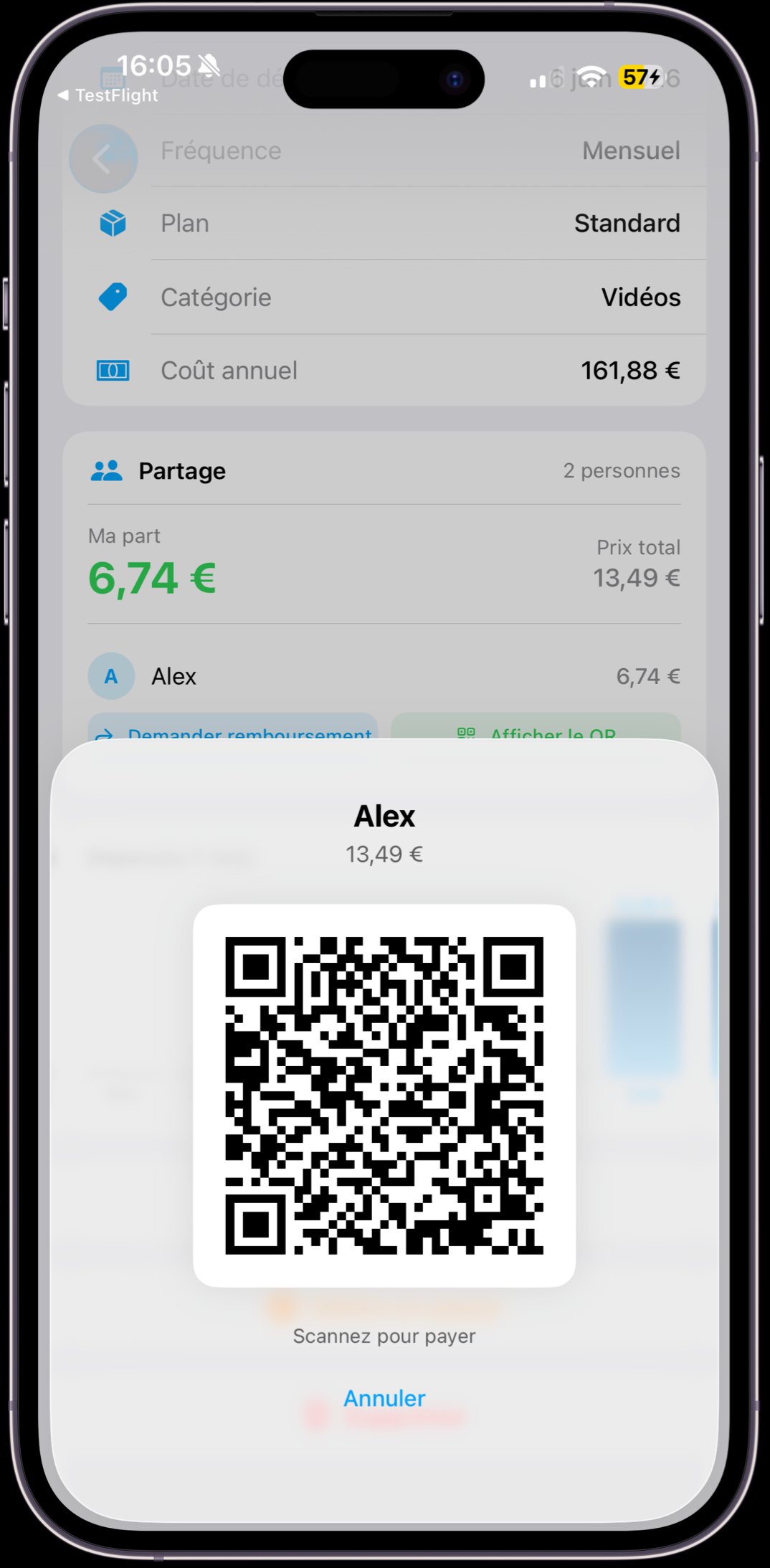 QR code payment